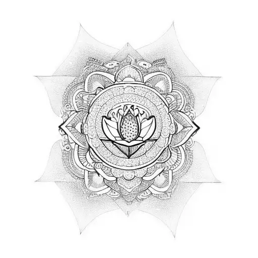 Lotus Flower Hamsa