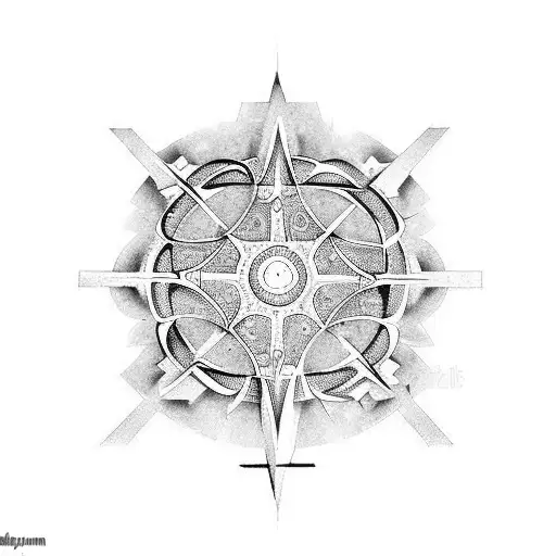 Irish Cathedral Exterior With Spiritual Geometry