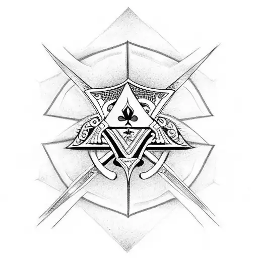 Ace Of Spades Negative Space