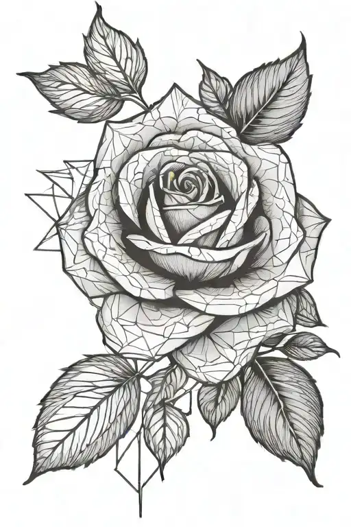 A Black And White Rose