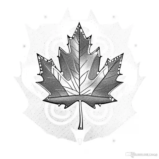 Combine Aztec Calendar With Canadian Maple Leaf