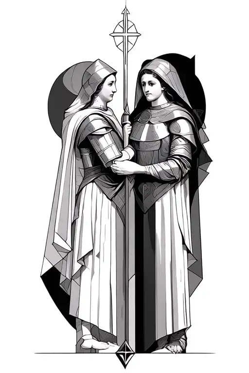 Common Tattoo Father Daughter Knight Of Malta