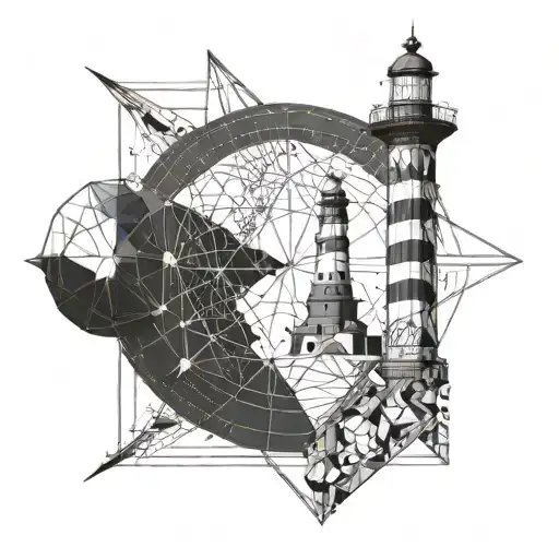 Atlas Carrying The World Lighthouse