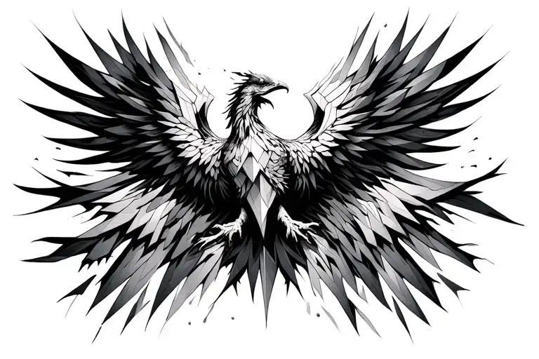 Phoenix Rising From Ashes