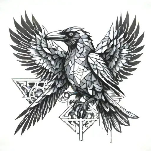 Mechanical Crow Perched