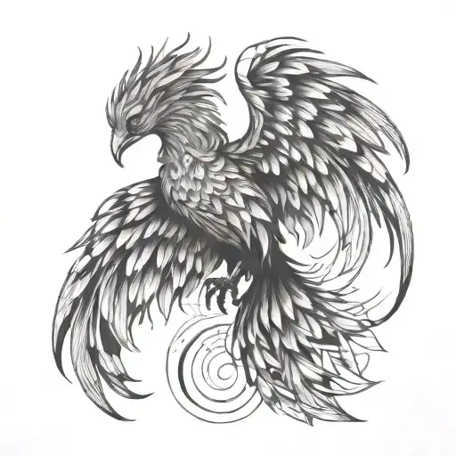 Phoenix Rising From Ashes