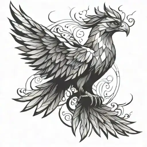 Phoenix Rising From The Ashes
