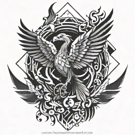 Phoenix Rising From Ashes