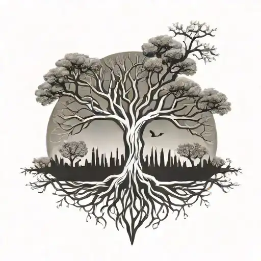 Tree Of Life With Roots