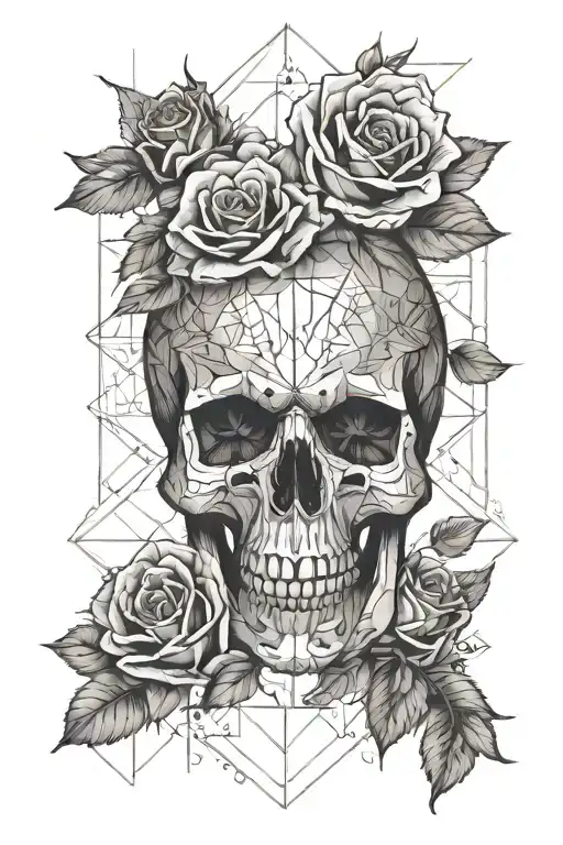 Skull And Roses