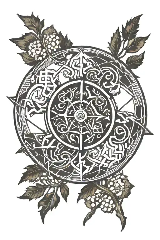 Vegvisir Symbol Intertwined
