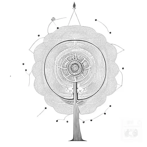 Tree Of Life And Buddah