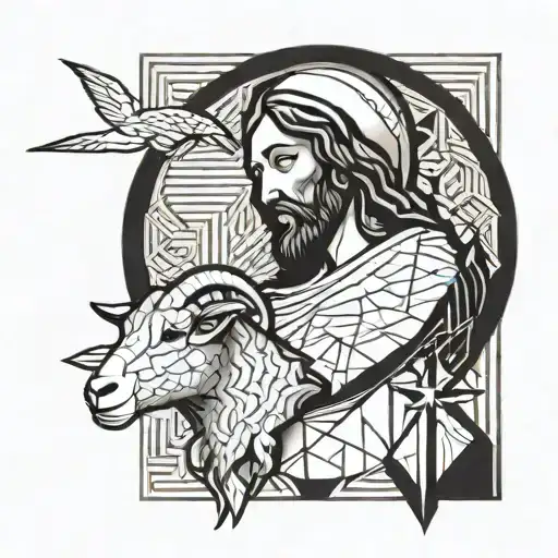 Jesus Being The Lamb Of God