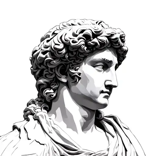 Roman Statue With Teconomic Traits