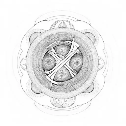 Infinity Symbol With Yin Yang