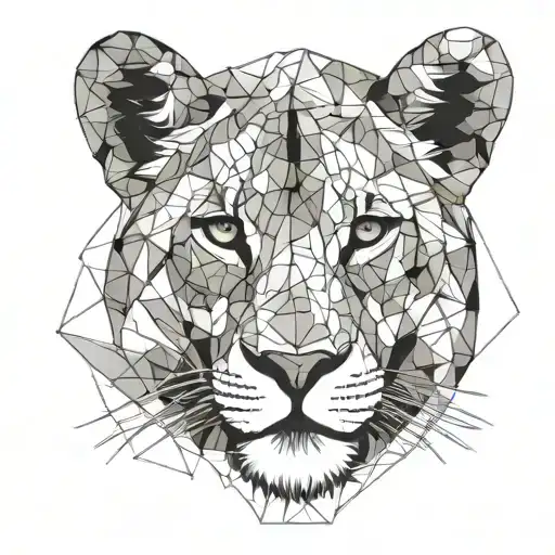 Lioness Mother Face Only