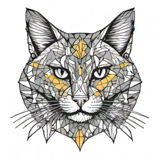 Cyprus Flag Cat Surrounded