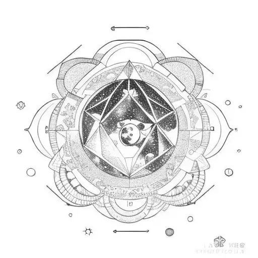 Aries Zodiac In Water Sphere