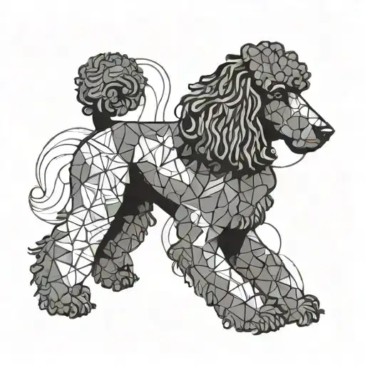 Black Standard Poodle