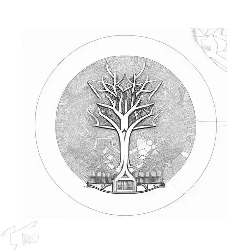 Valencia's Iconic Torres De Serrano With An Orange Tree