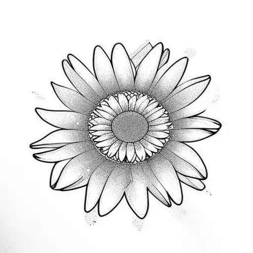 Daisy Flowers In The Ocean