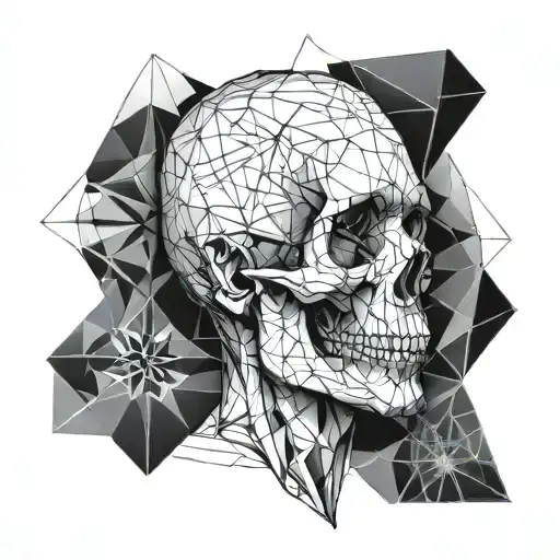 Skull And Portrait Demonstrating My