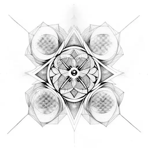 Metatrons Cube Skull