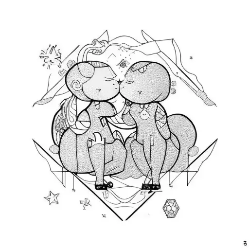 Mother And Daughter Playing