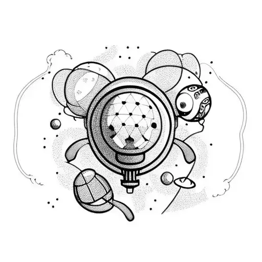 Astronaut With Ballons