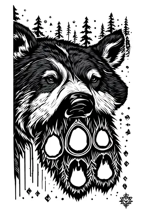 Forrest And Bear Paw