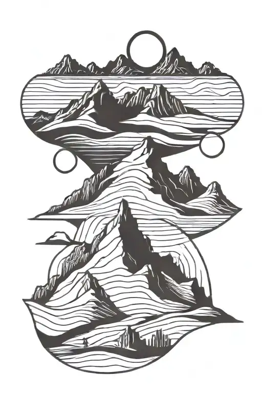 Desert Mountain Range