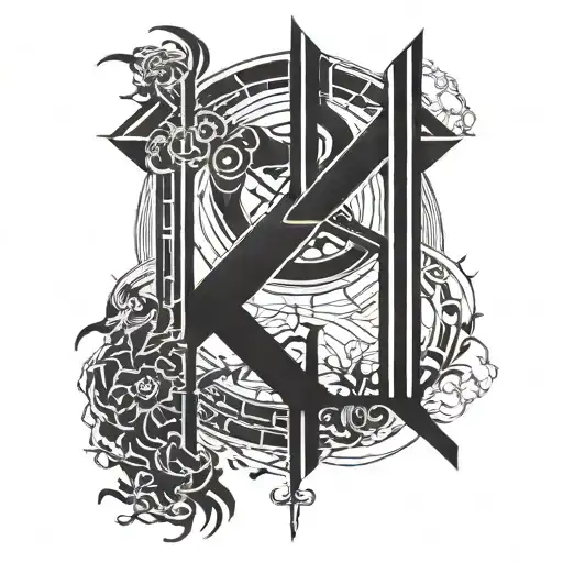 Brand Of Sacrifice Berserk With Kaizen Kanji Symbol