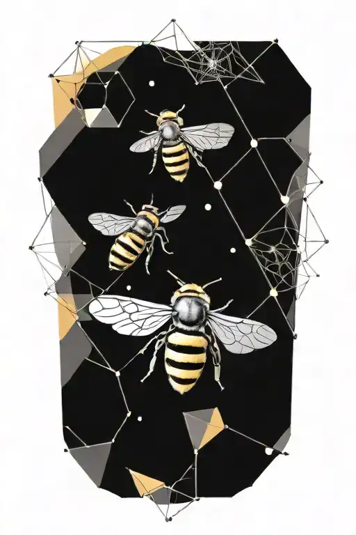 Honey Bee In Outer Space