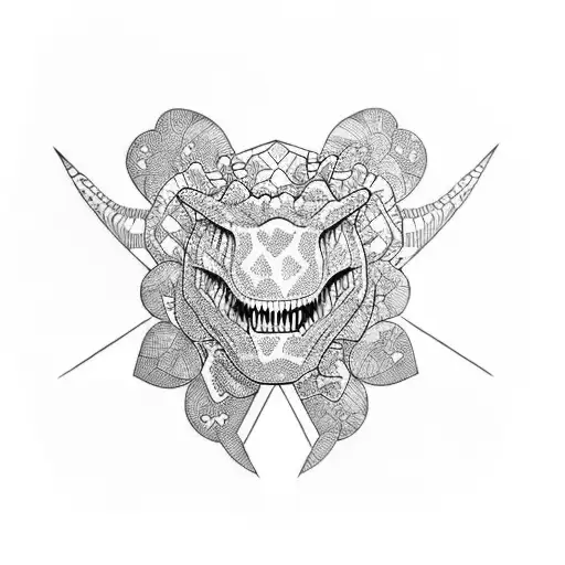 Dinosaur Clover Wrapped