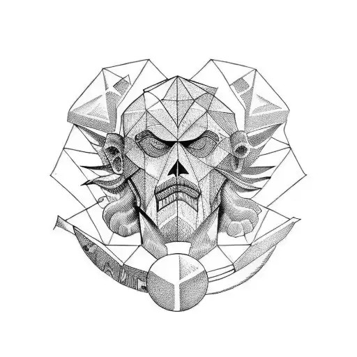 Atlas With Huggin And Muninn