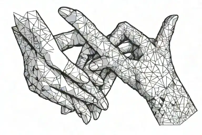 Two Hands Touching My Shoulders The One Holding A Blunt And The Other One Holding An A Card