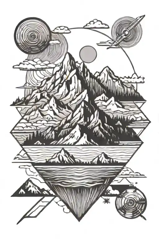 Mountains Travel Earth Sun Wanderlust Strong Delicate Hope Goals