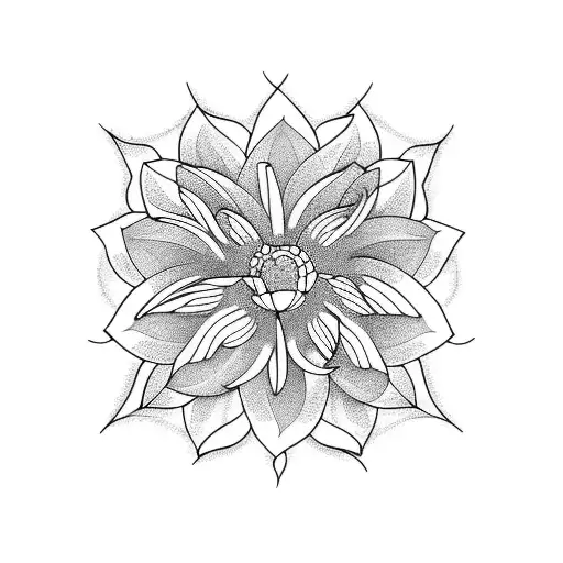 Vine With Flower Pedels