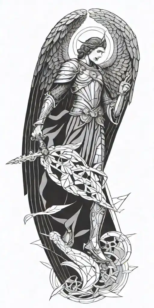 Archangel Michael In Dream Caused By The Flight