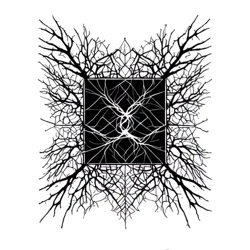 Cybersigilism Tree Branch Intertwined