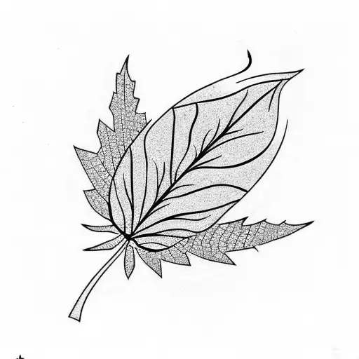 Leaf With The Letter T