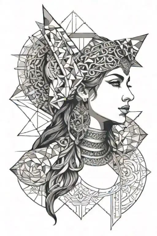 Isis Godess Portrait