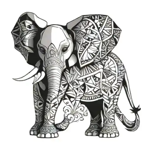 Mandala Elephant