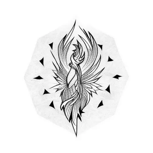 Phoenix With Broken Feather