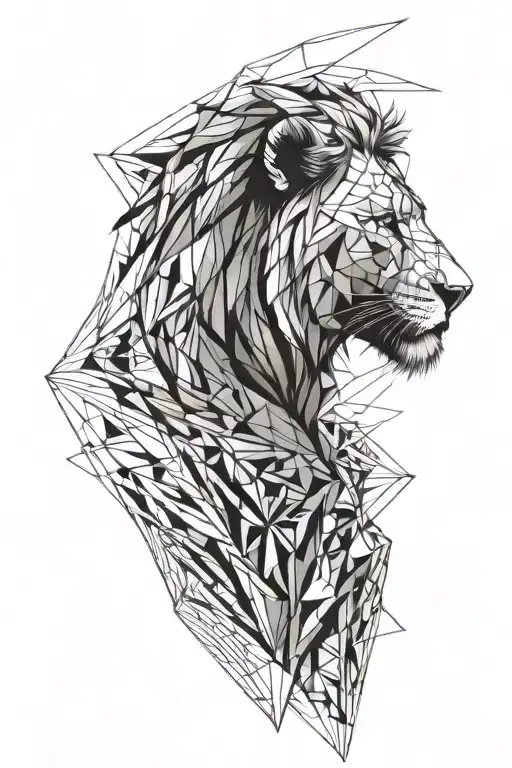 Box And Roaring Lion Face