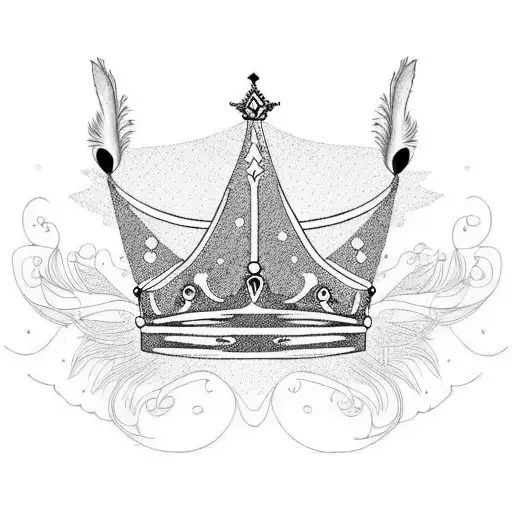 Crown And Feather