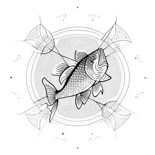Pisces Fish Mandala