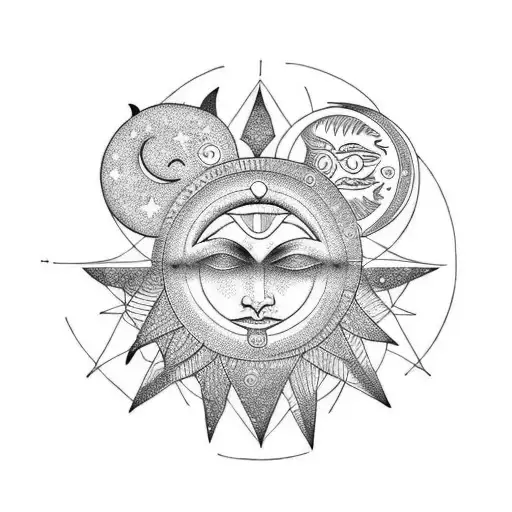 Sun And Moon And Stars Aligned