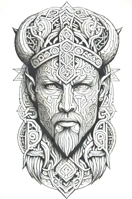 Face Of A Viking Goddess
