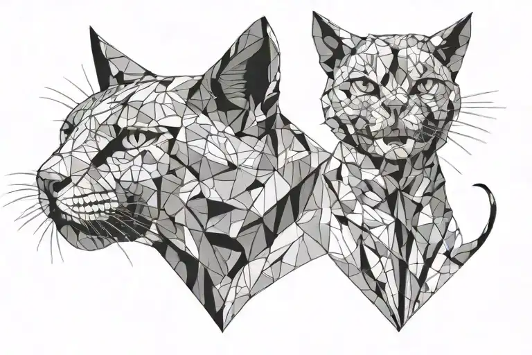 Cat Smoking A Cigarette In His Mouth